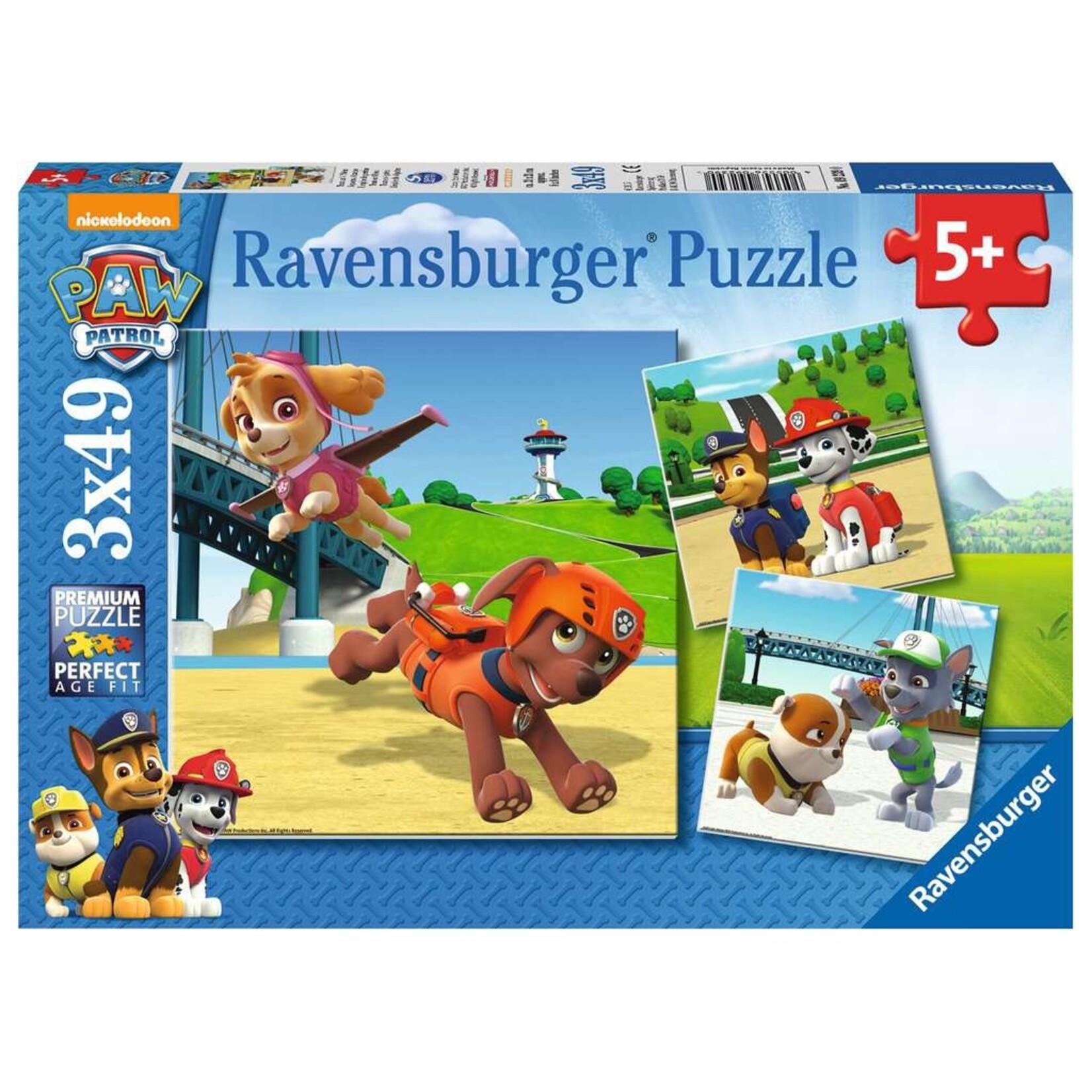 Ravensburger Ravensburger puzzel Paw Patrol (3x 49 stukjes)