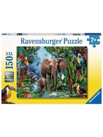 Ravensburger Ravensburger Puzzel Olifanten in de Jungle (150 XXL stukjes)