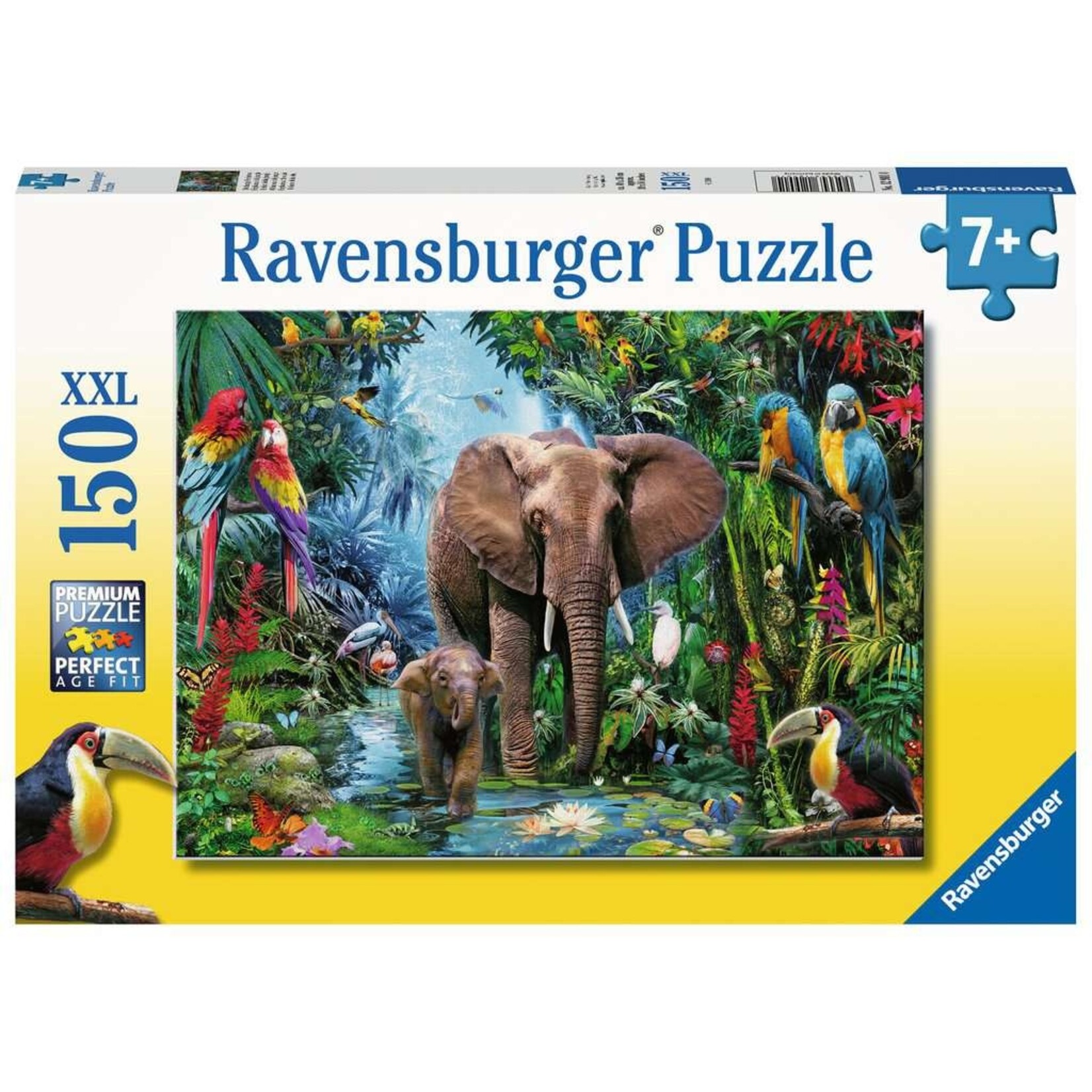 Ravensburger Ravensburger Puzzel Olifanten in de Jungle (150 XXL stukjes)
