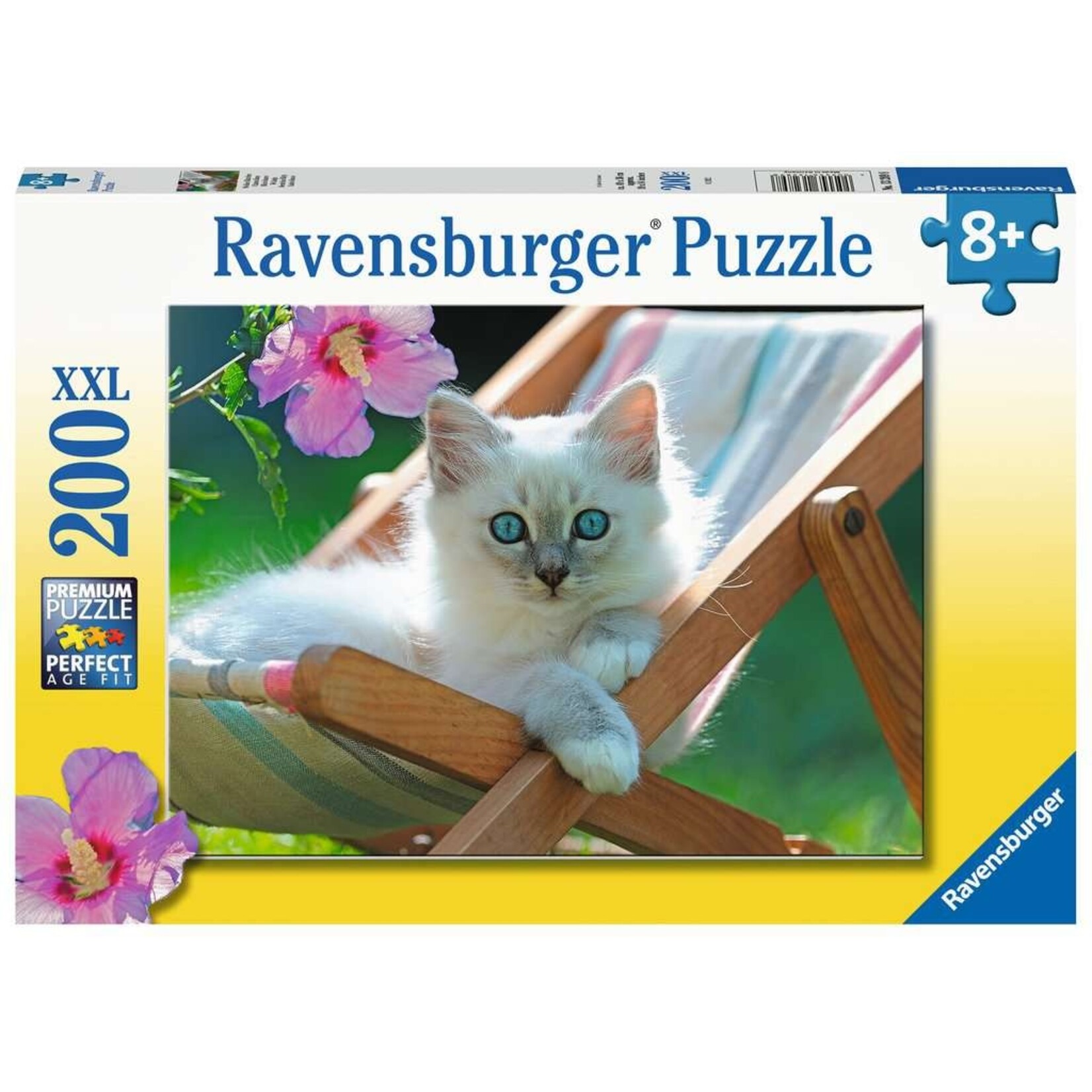 Ravensburger Ravensburger puzzel Wit Katje (200 XXL stukjes)