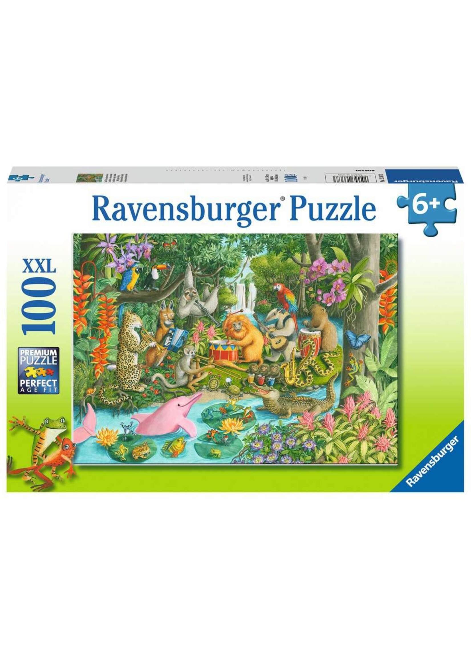 Ravensburger Ravensburger Puzzel Het Jungle-orkest, 100st. XXL