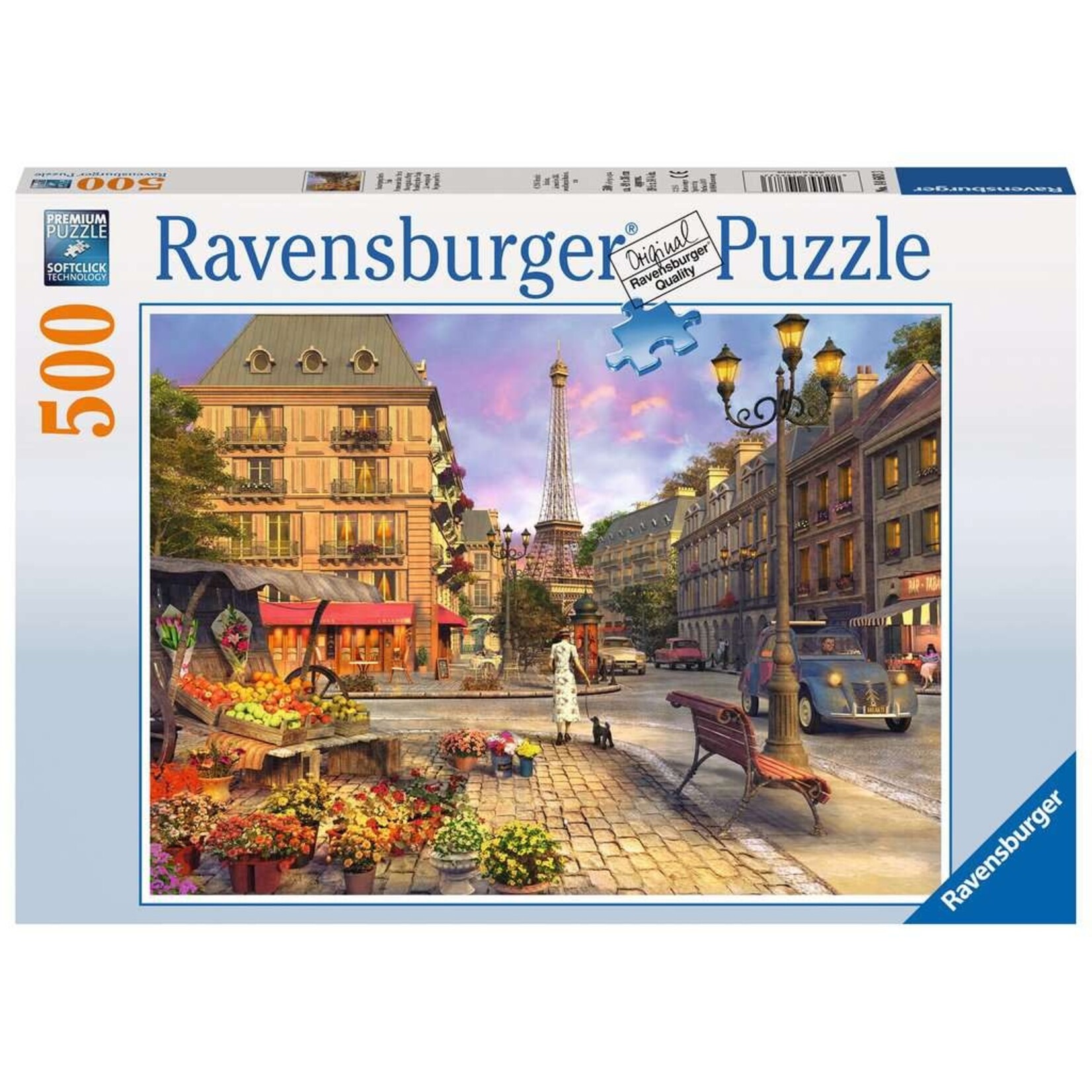 Ravensburger Ravensburger puzzel Wandeling door Parijs (500 stukjes)
