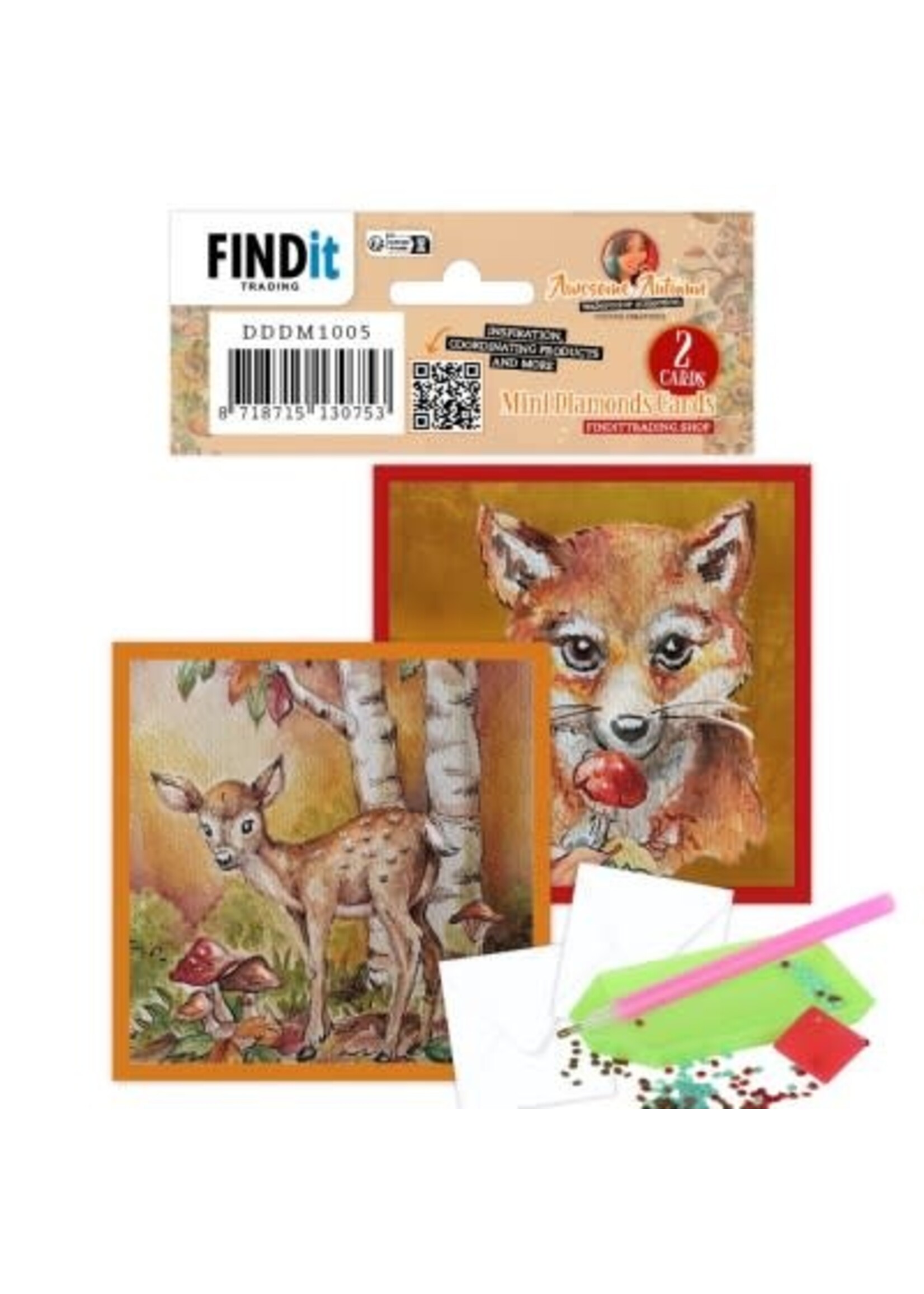 find it Dotty Designs Mini Diamond Cards Set - Awesome Autumn