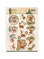 find it Herten En Kerstdecoraties - Christmas In Gold 3D-Knipvel Van Amy Design