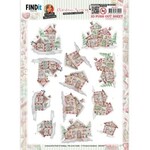 find it 3D Push-Out - Yvonne Creations - Christmas Scenery - House