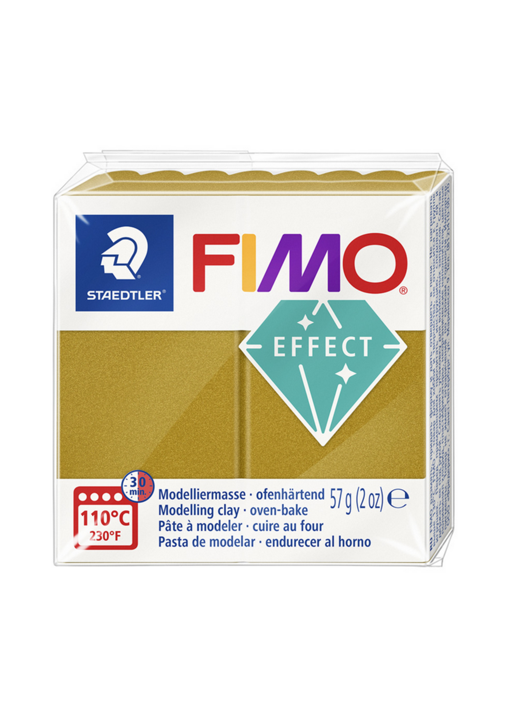 Fimo Fimo Effect metallic goud 57 gr