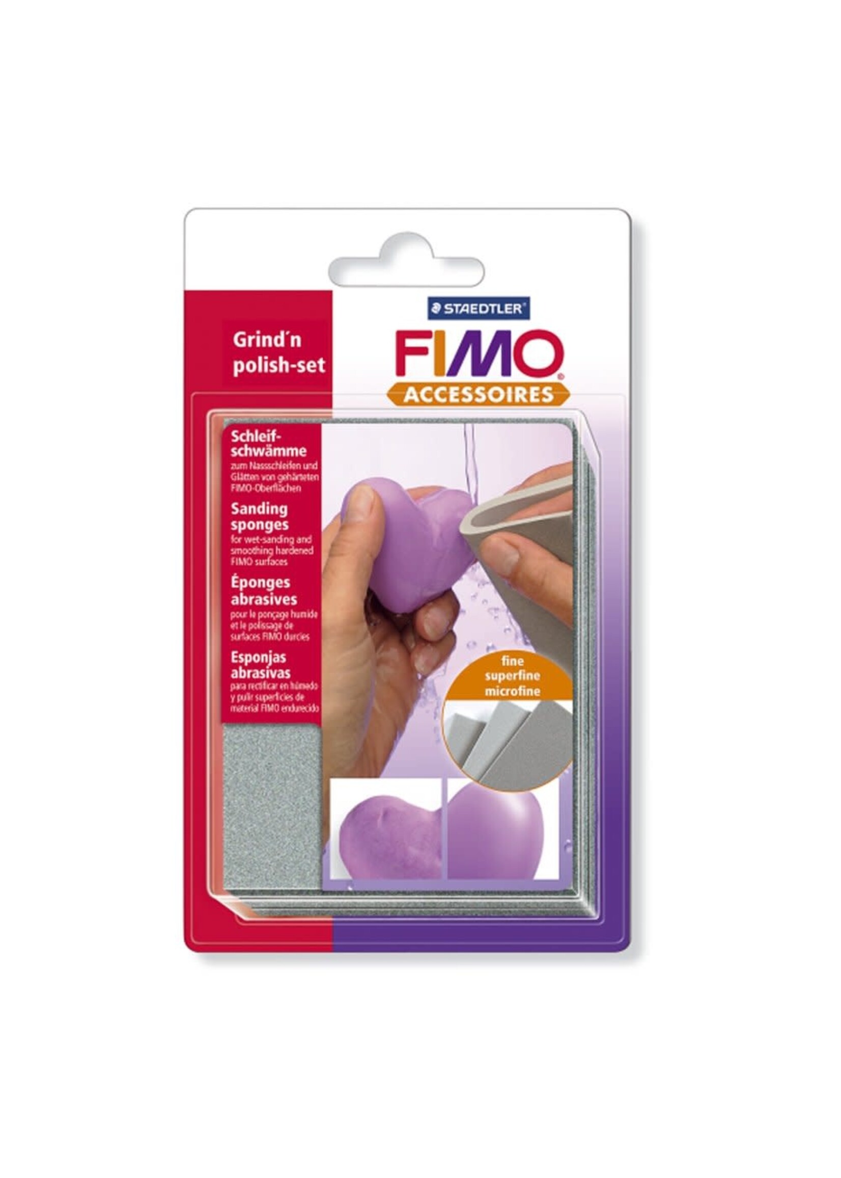 Fimo Fimo accessoires grind'n polish set