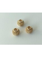 Hobby & crafting Fun Netkralen goudkleur 12x10 mm (gat 3,5 mm) 3st