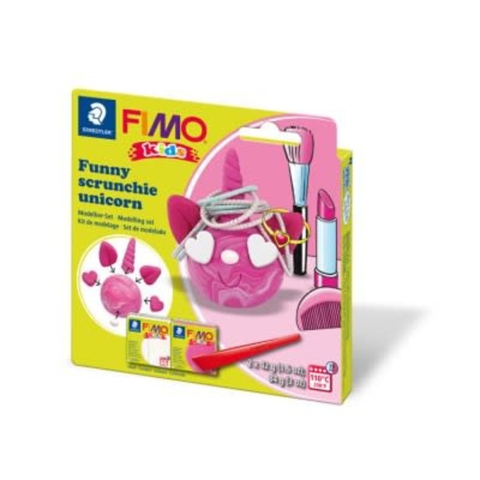 Fimo Fimo Kids Funny Kits Set "Funny Scrunchie Unicorn