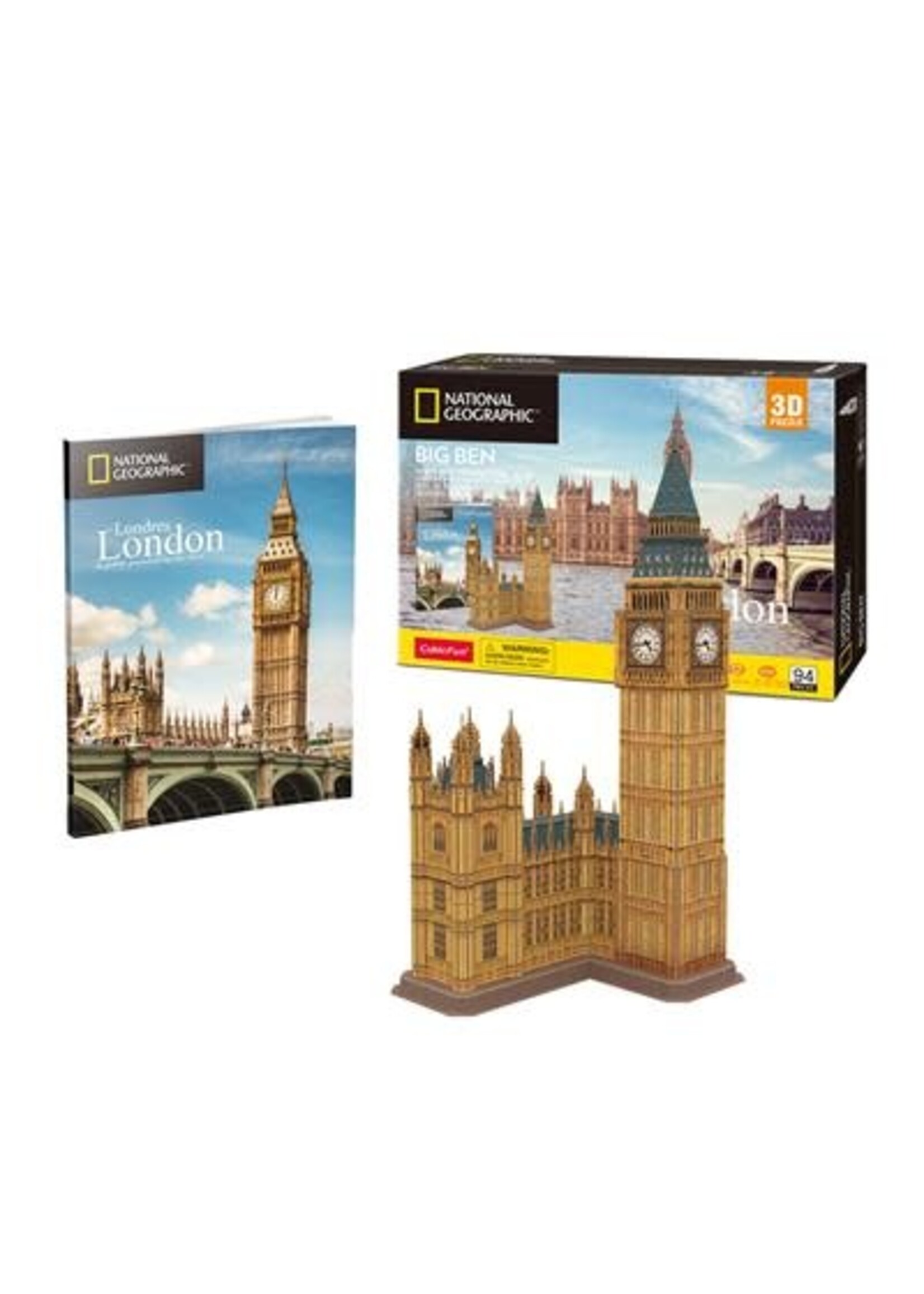 Cubic Fun Cubic Fun 3d Puzzel Big Ben (94 stukjes)