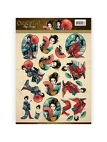 Amy Design Geishas - Oriental 3D-Knipvel Amy Design