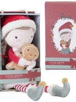 Little Dutch Little Dutch Knuffelpop Kerst Rosa 35cm