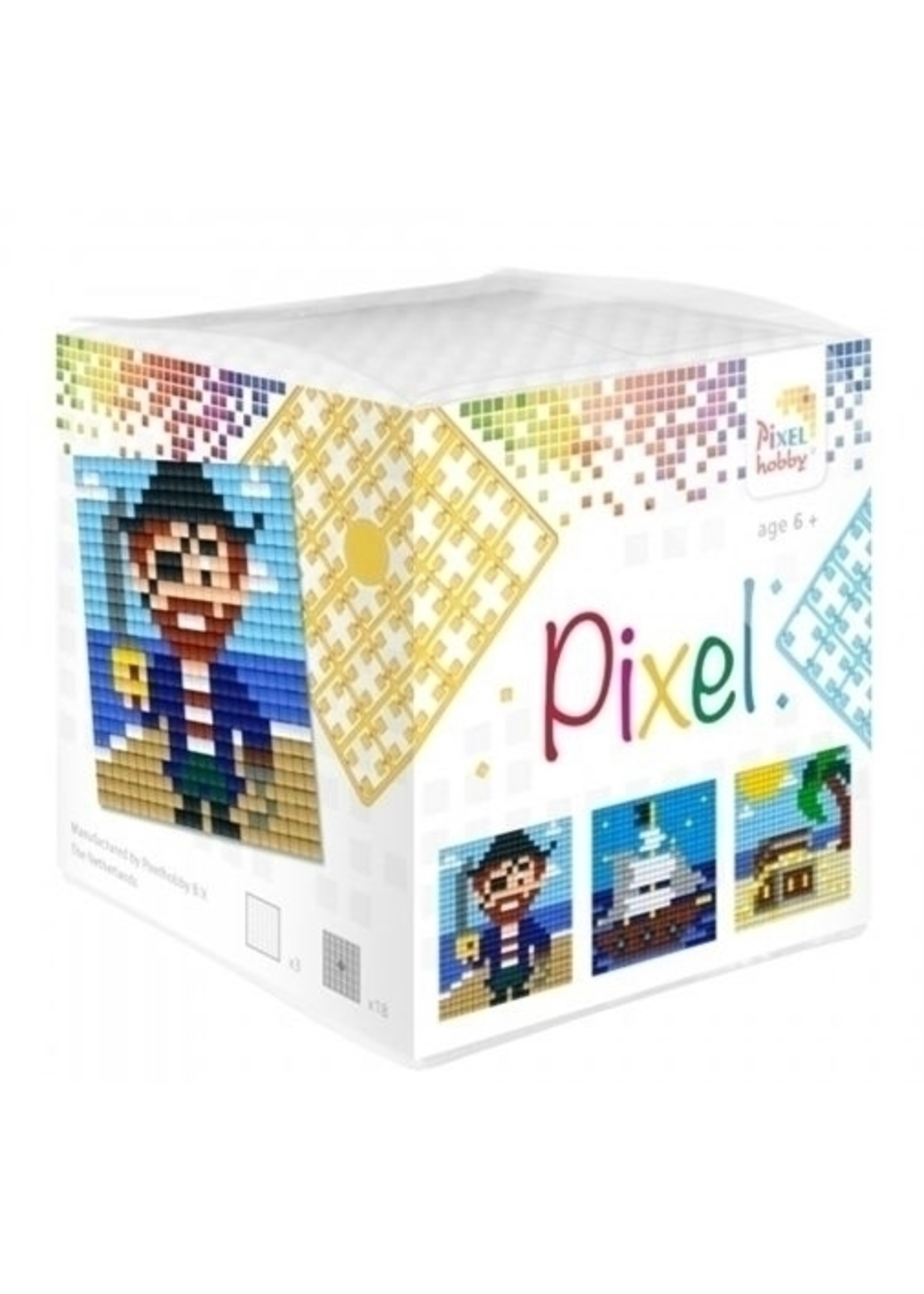 Pixel Pixelhobby kubus piraat