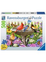 Ravensburger Ravensburger puzzel Bij het vogelbadje (500 XL stukjes)