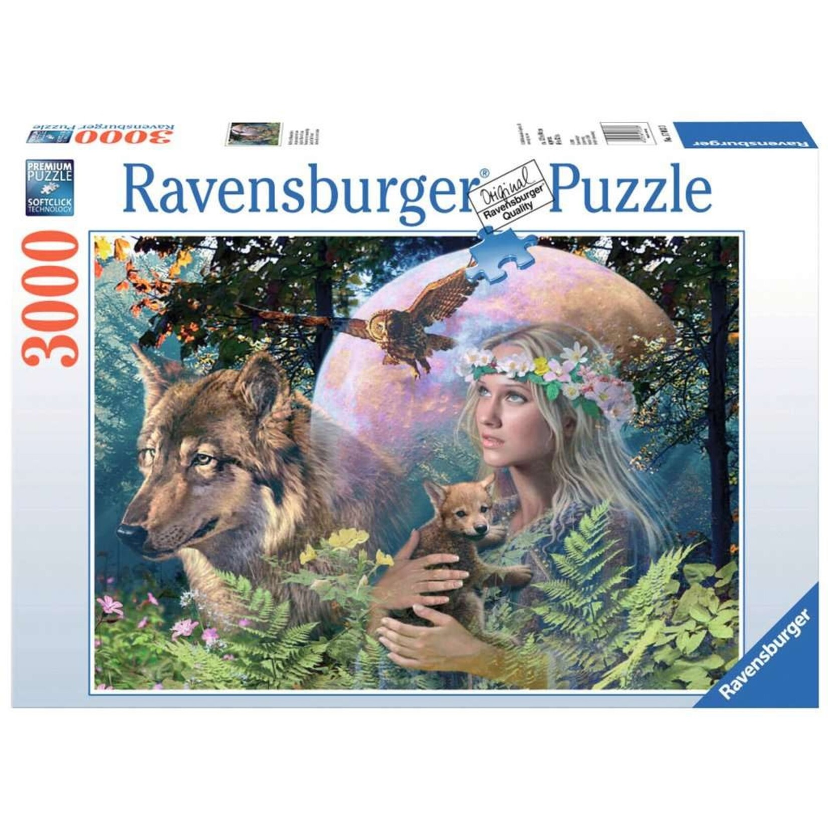 Ravensburger Ravensburger puzzel Wolven in de Maneschijn (3000 stukjes)