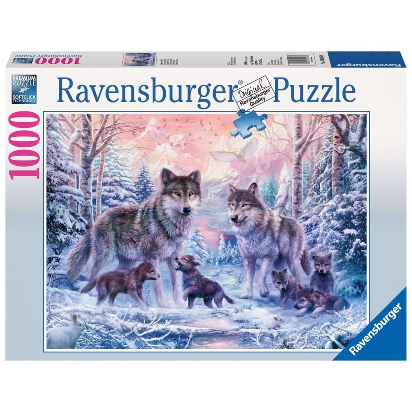 Ravensburger Ravensburger puzzel Arctische wolven (1000 stukjes)