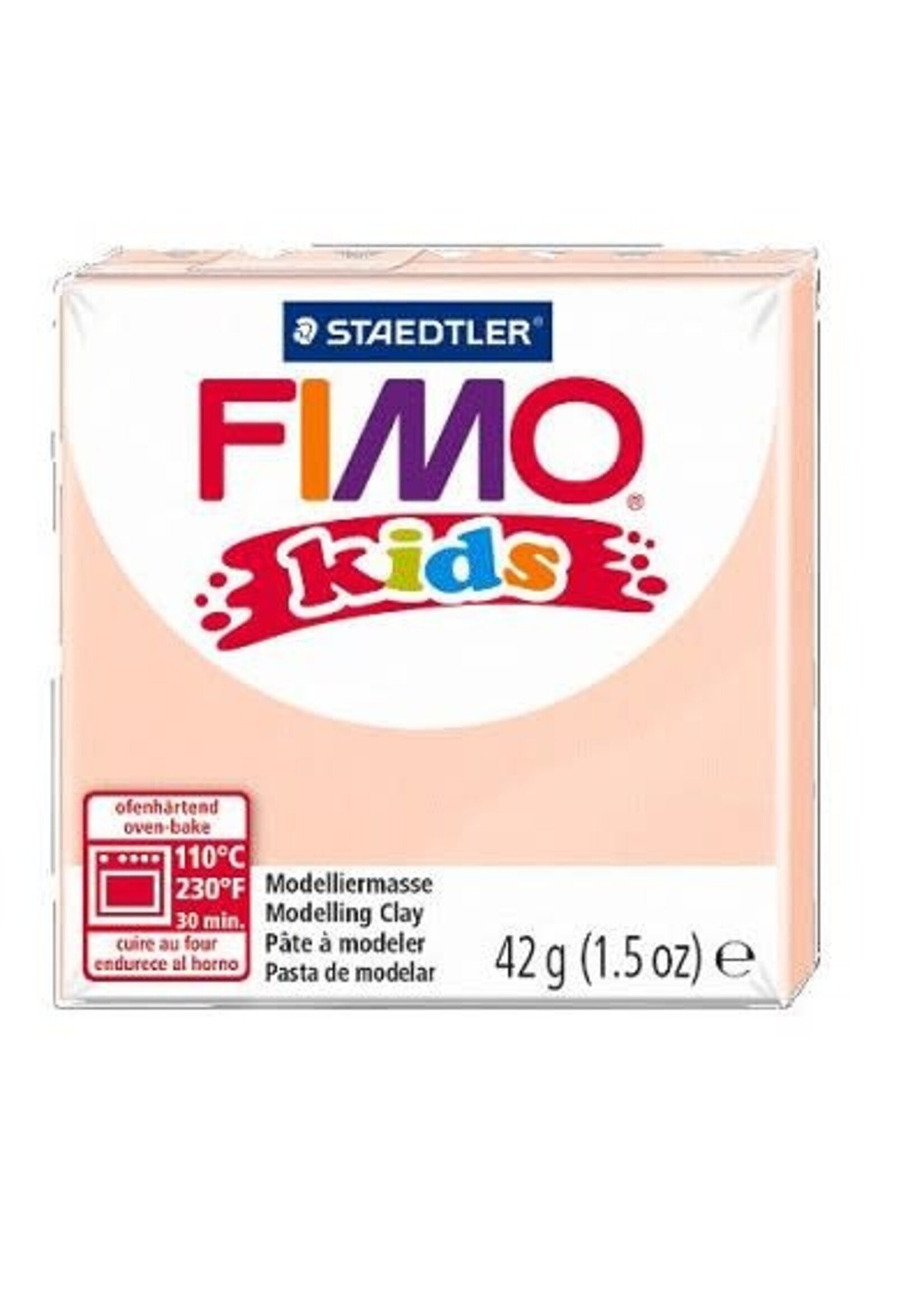Fimo Fimo - Kids boetseerklei 42 gram Huidskleur