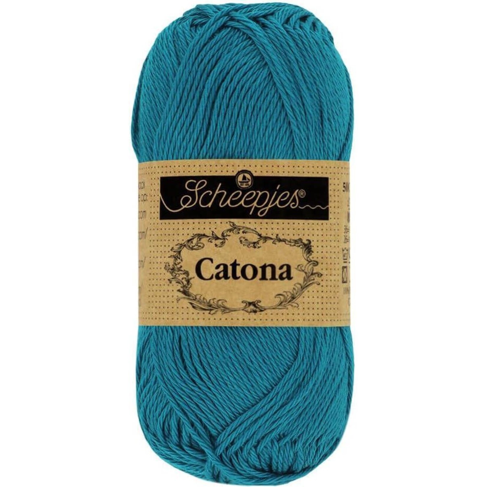 Scheepjes Scheepjes - Catona 50 gram Petrol Blue (Blauw)