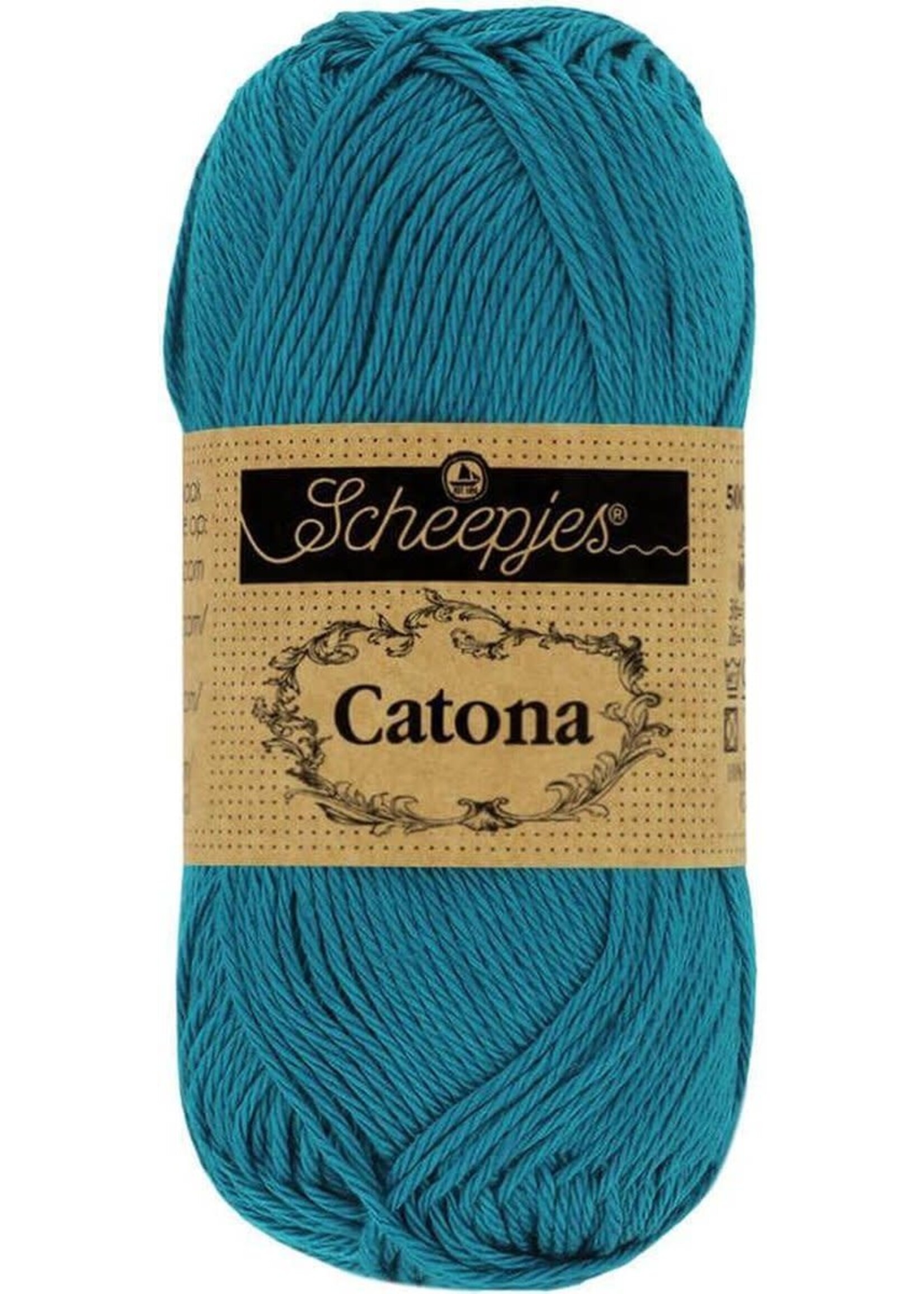 Scheepjes Scheepjes - Catona 50 gram Petrol Blue (Blauw)