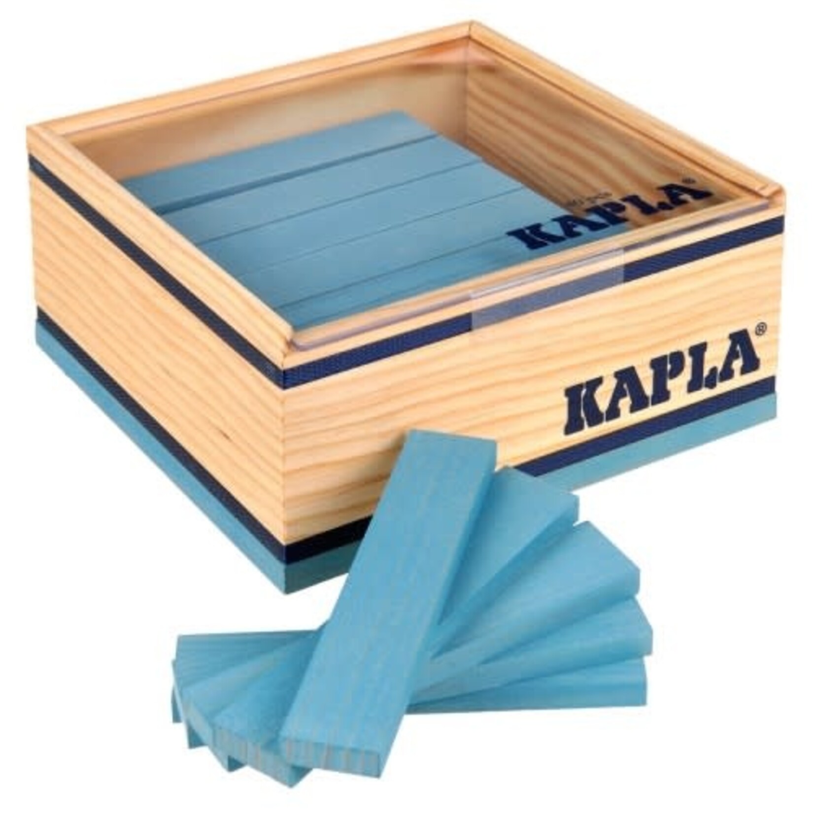 Kapla Kapla kist Lichtblauw (40 plankjes)