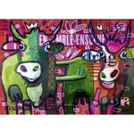 Heye Heye puzzel Striped Cows (1000 stukjes)