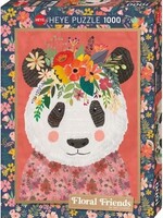 Heye Heye puzzel Floral Friends - Cudly Panda (1000 stukjes)