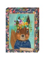 Heye Heye puzzel Floral Friends - Sweet Squirrel (1000 stukjes)
