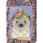 Heye Heye puzzel Floral Friends - Funny Hedgehog (500 stukjes)