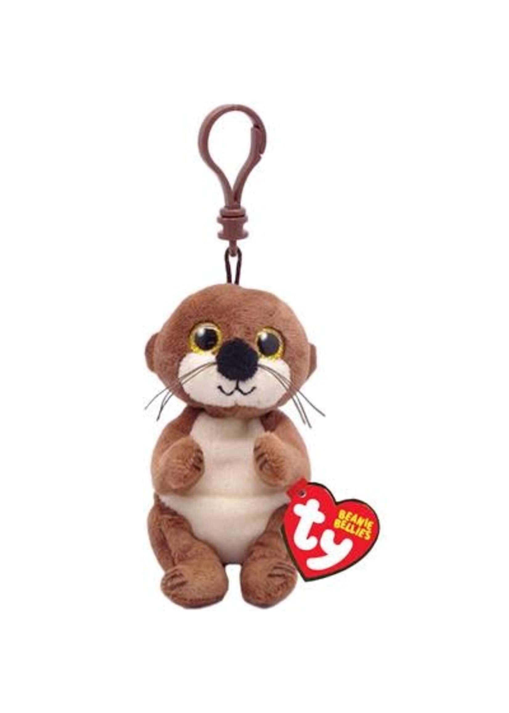 Ty Ty Beanie Babies Bellies Clip Mitch Otter 10cm