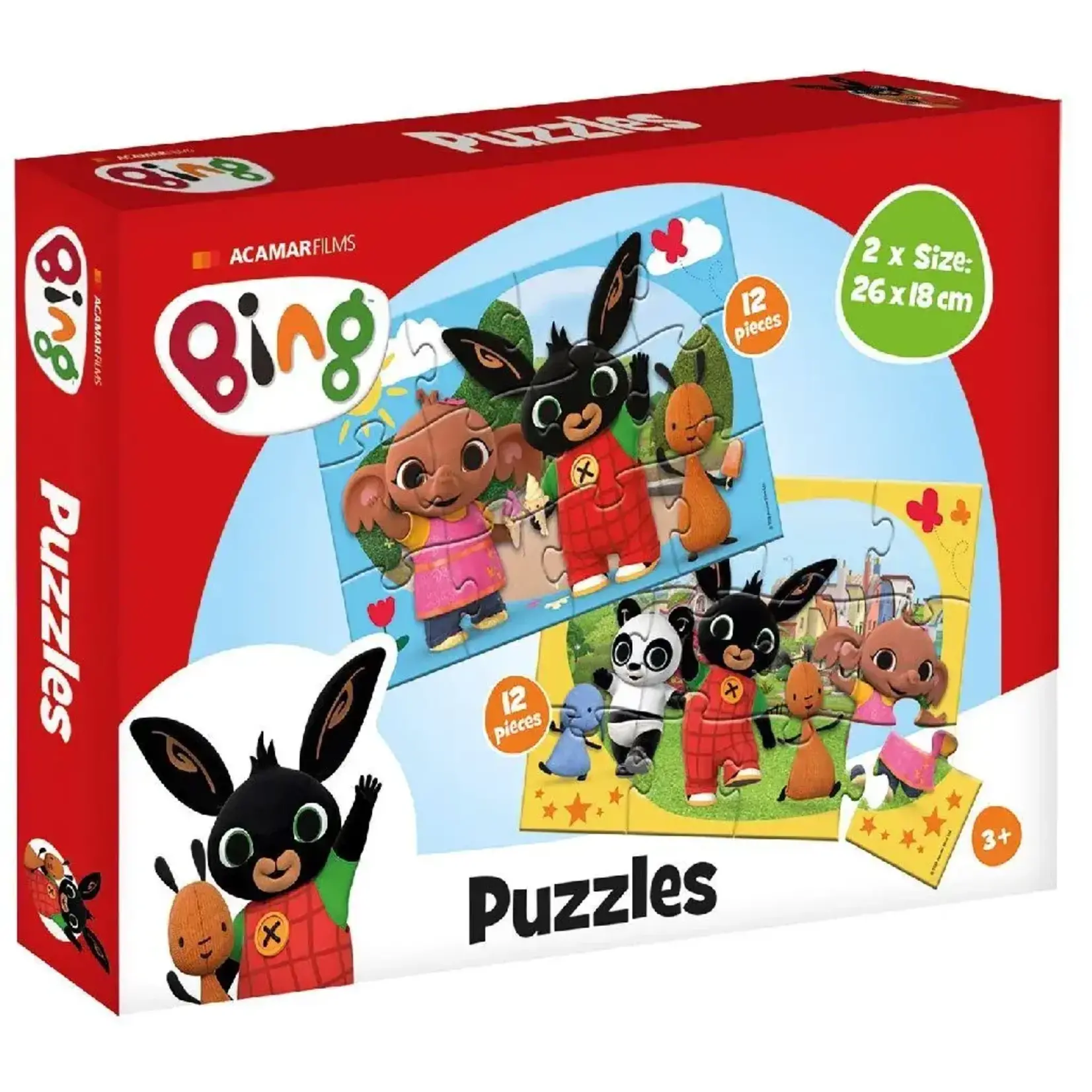 Bambolino Toys Puzzel Bing (2x 12 stukjes)