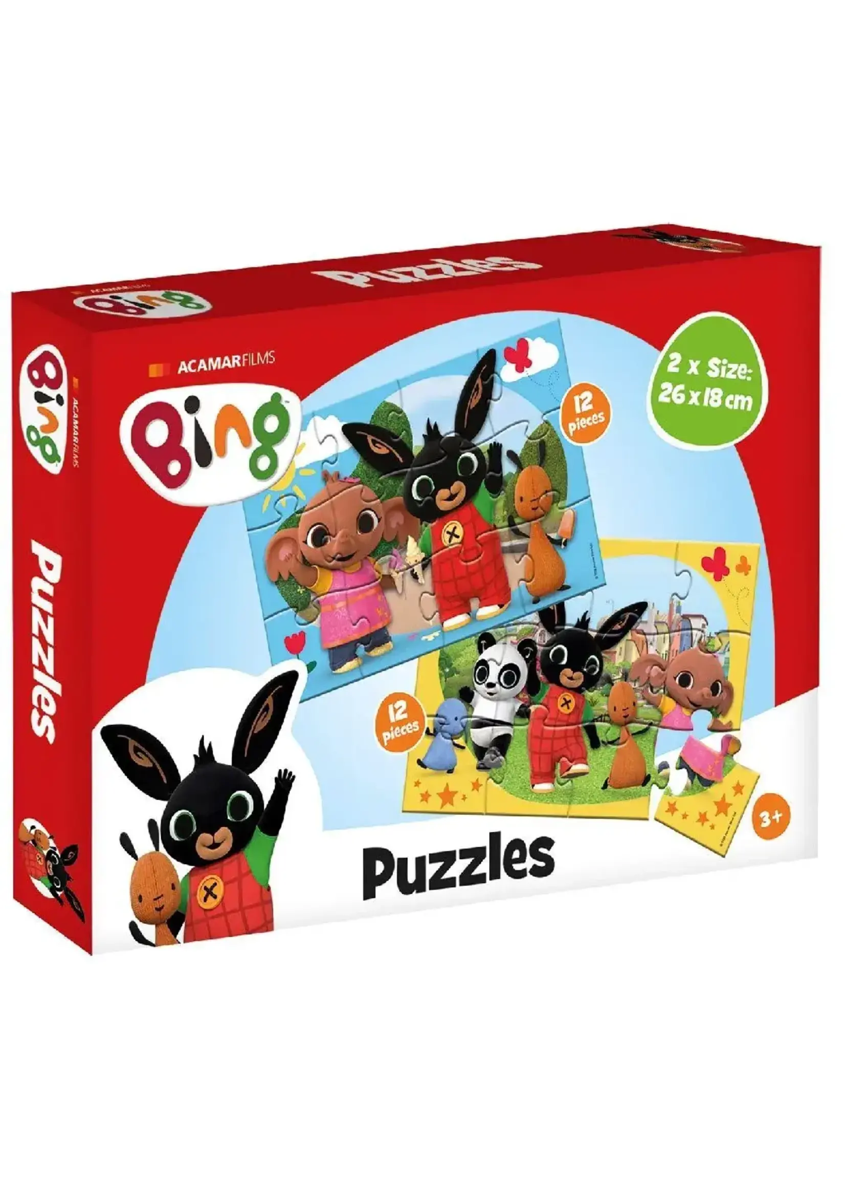 Bambolino Toys Puzzel Bing (2x 12 stukjes)