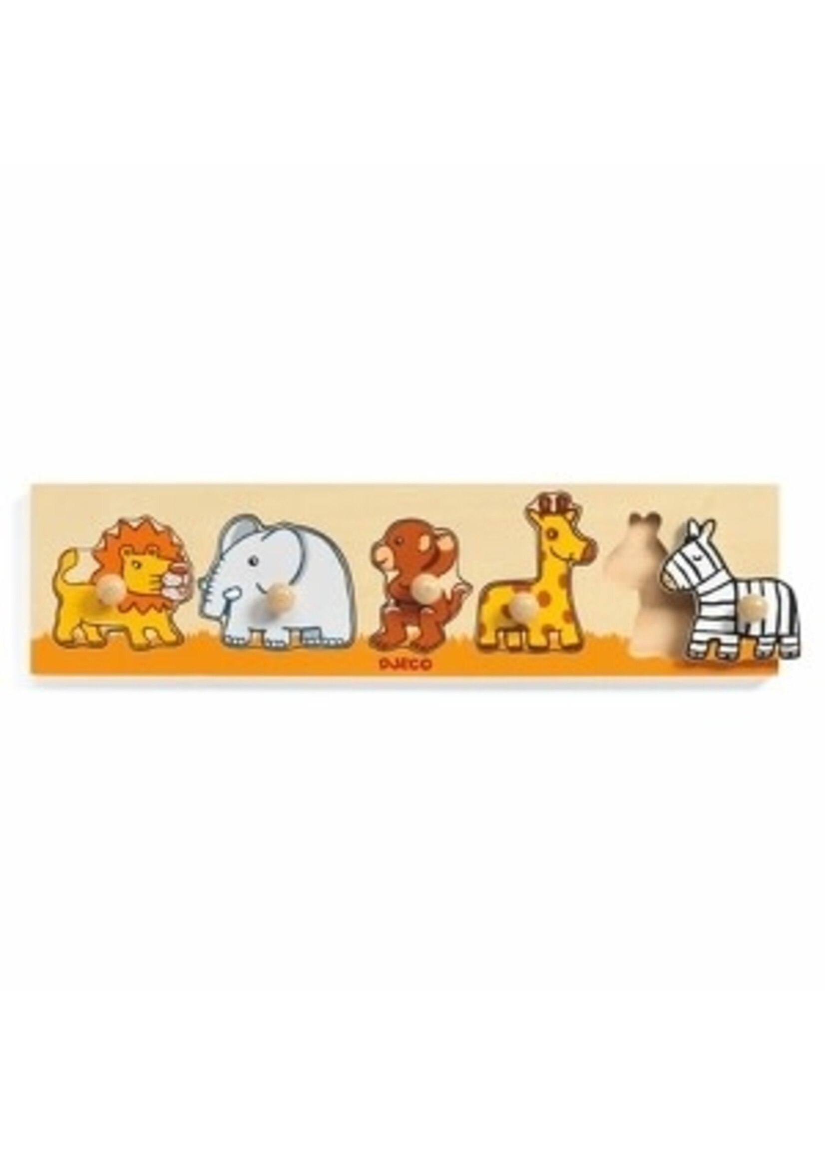 Djeco Djeco 1111 Houten puzzel Sava'n'Cosavanna