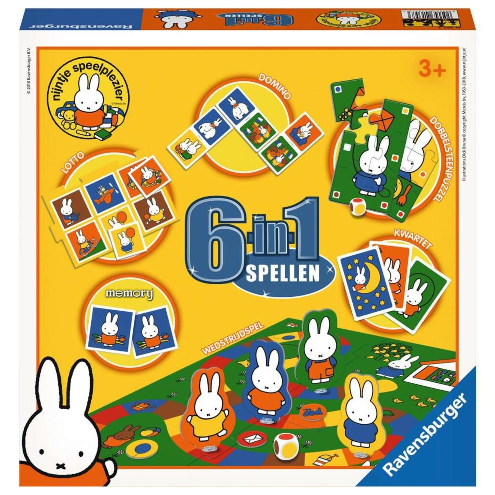 Ravensburger Ravensburger Nijntje speelplezier 6 in 1 spellen