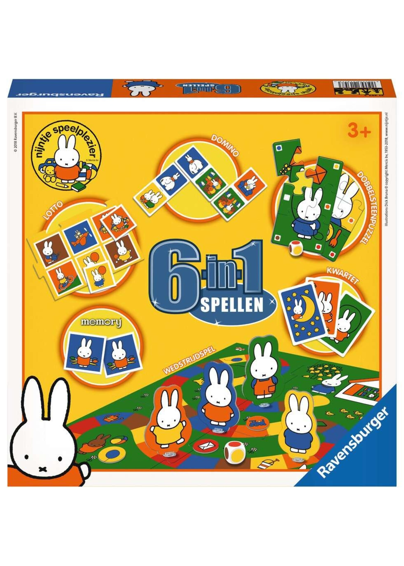 Ravensburger Ravensburger Nijntje speelplezier 6 in 1 spellen