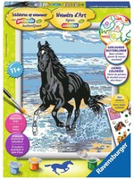 Ravensburger Schilderen op nummer - Paard in de branding (18 x 24 cm)