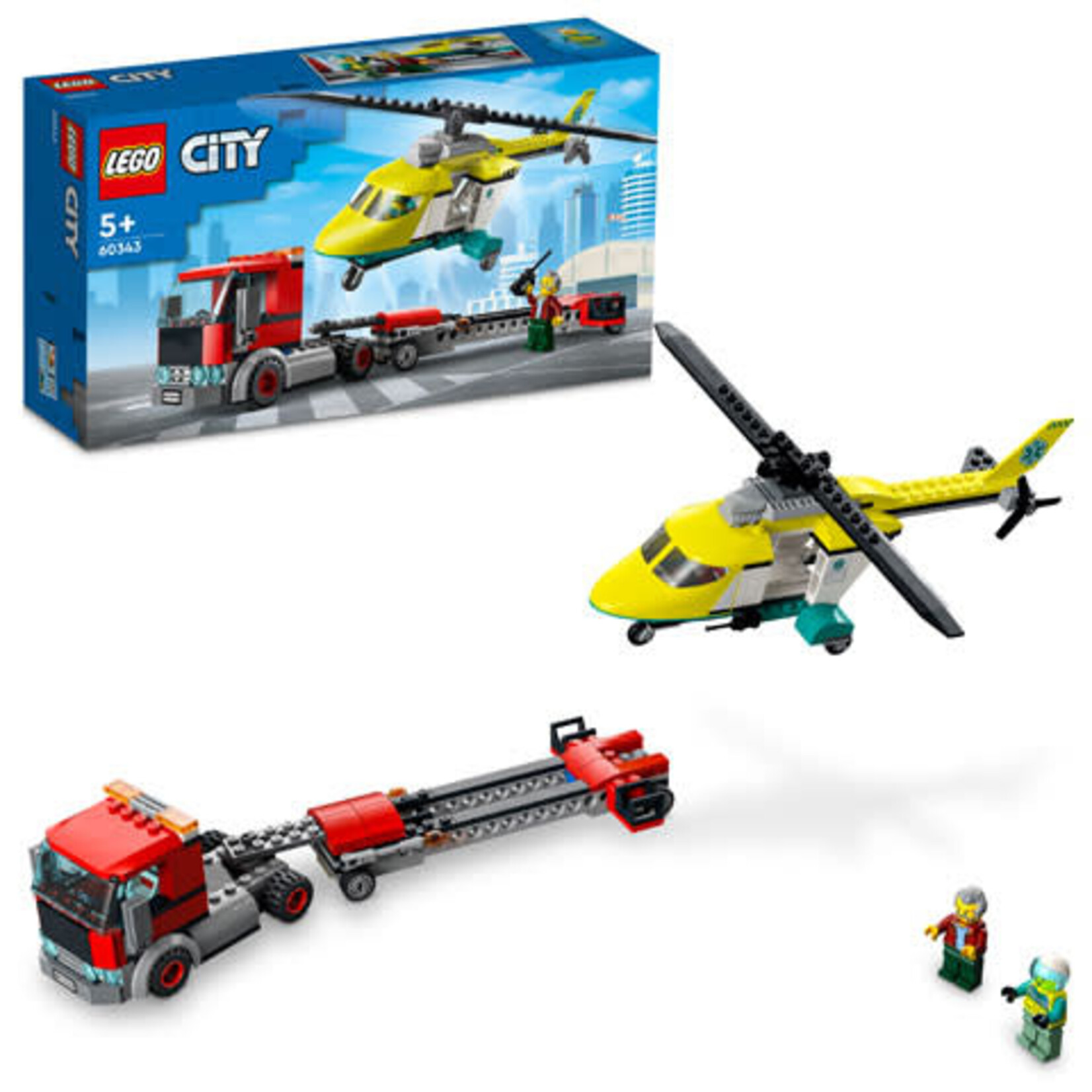Lego Lego 60343 City - rescue helicopter transport