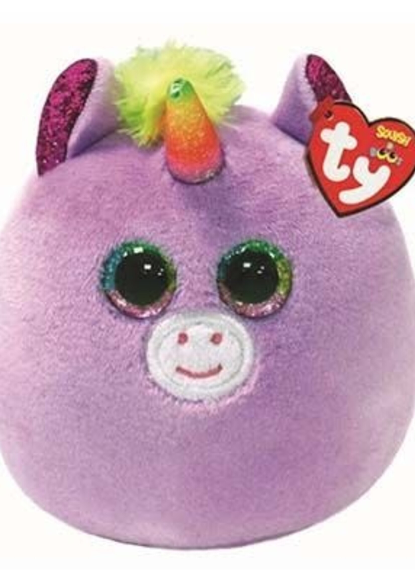 Ty Ty Teeny Squish a Boo Rosette Unicorn 8cm