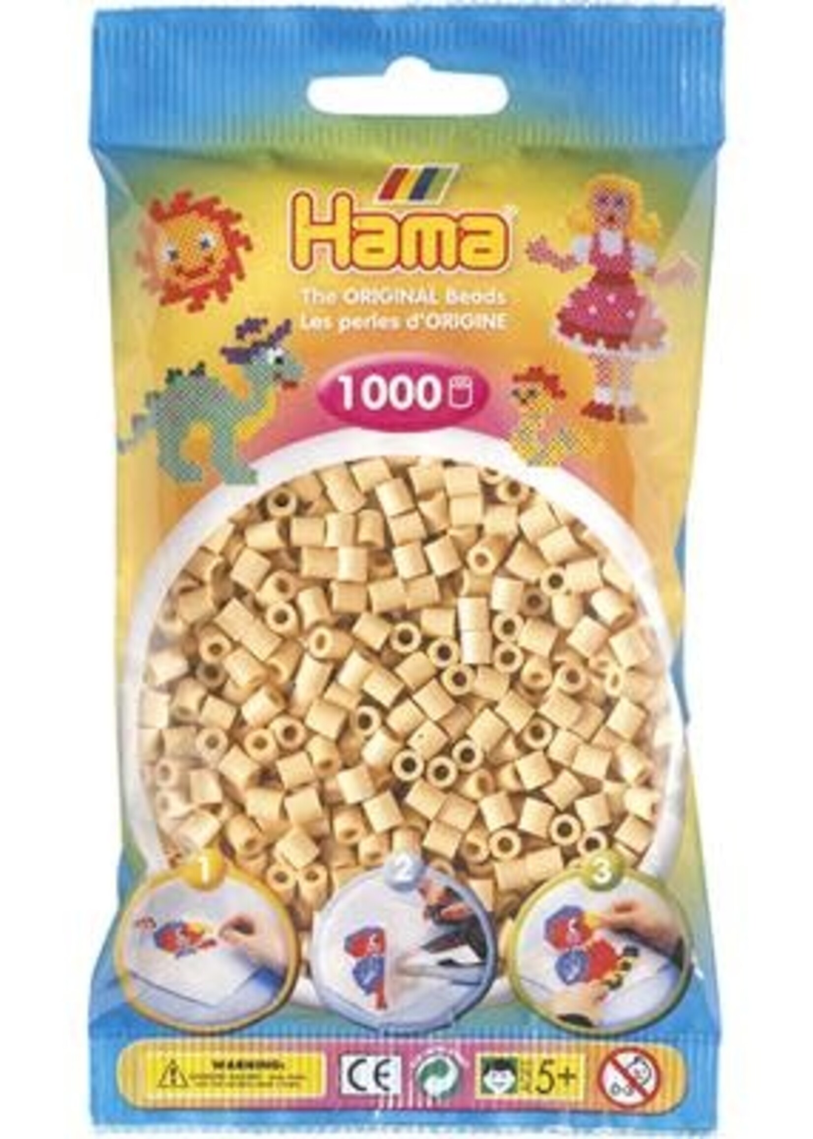 Hama Hama Strijkkralen Beige (1000 kralen)
