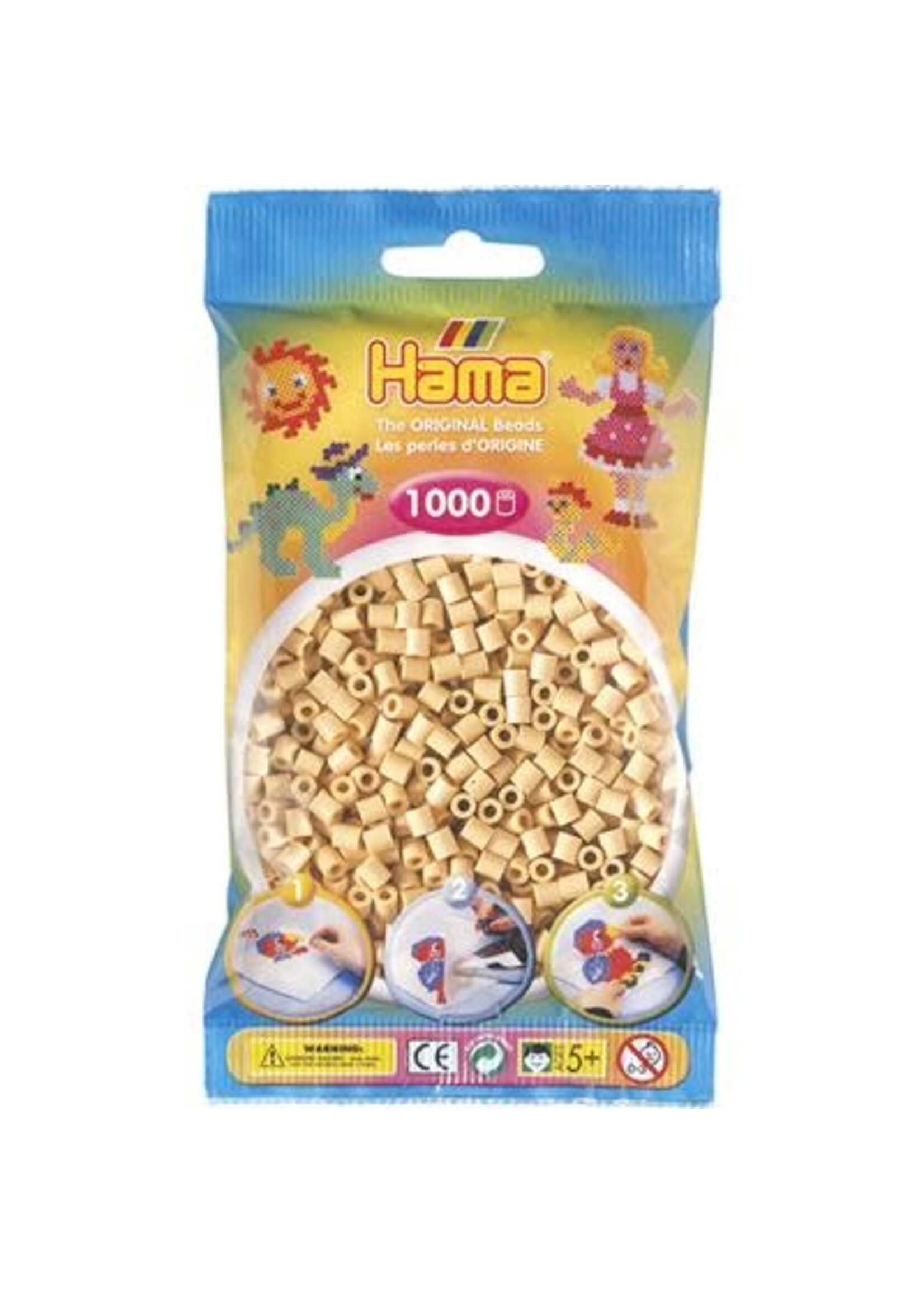 Hama Hama Strijkkralen Beige (1000 kralen)