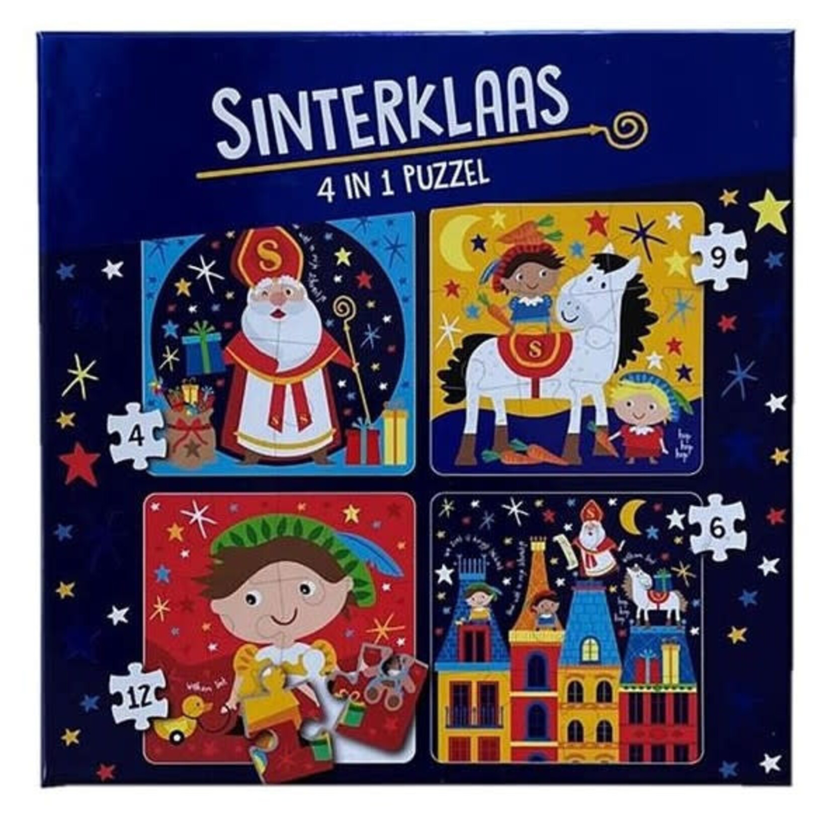 van der Meulen Sinterklaas 4 in 1 Puzzel