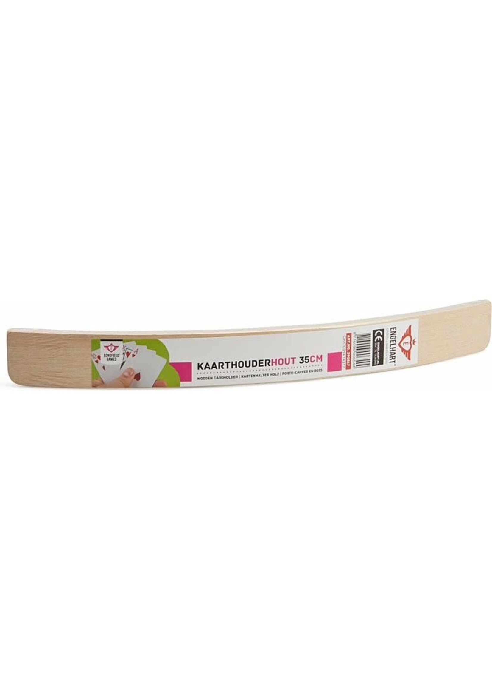 Longfield games Kaarthouder hout gebogen 35cm (per stuk)
