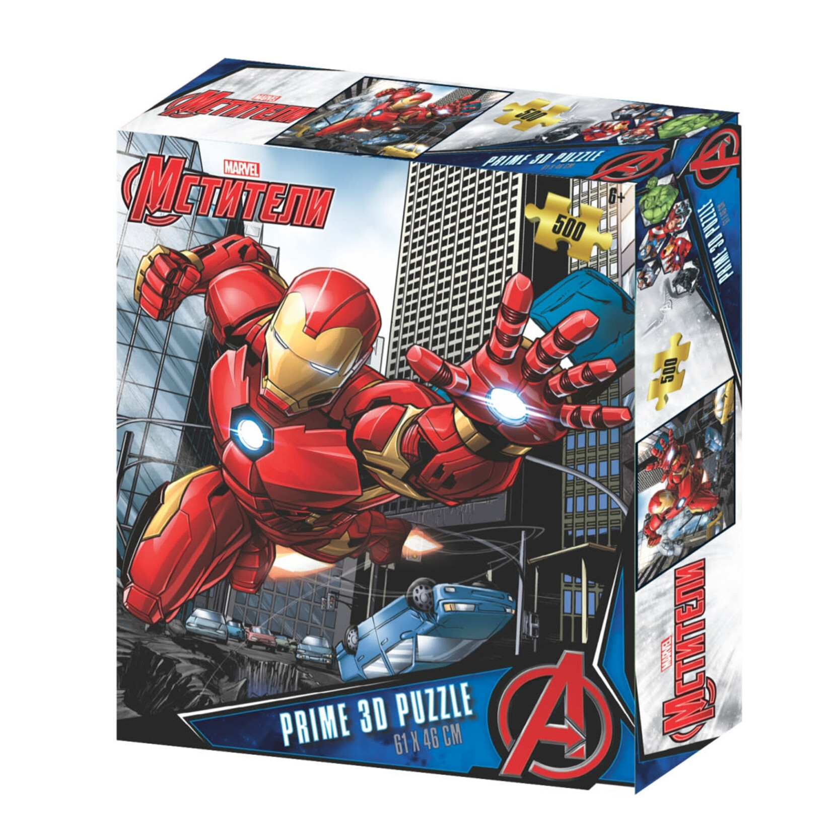 Kidcraft Kidcraft puzzel Marvel Avengers - Iron Man Prime 3D  (500 stukjes)
