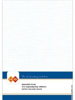 Card deco Linnenkarton - Wit (A5)