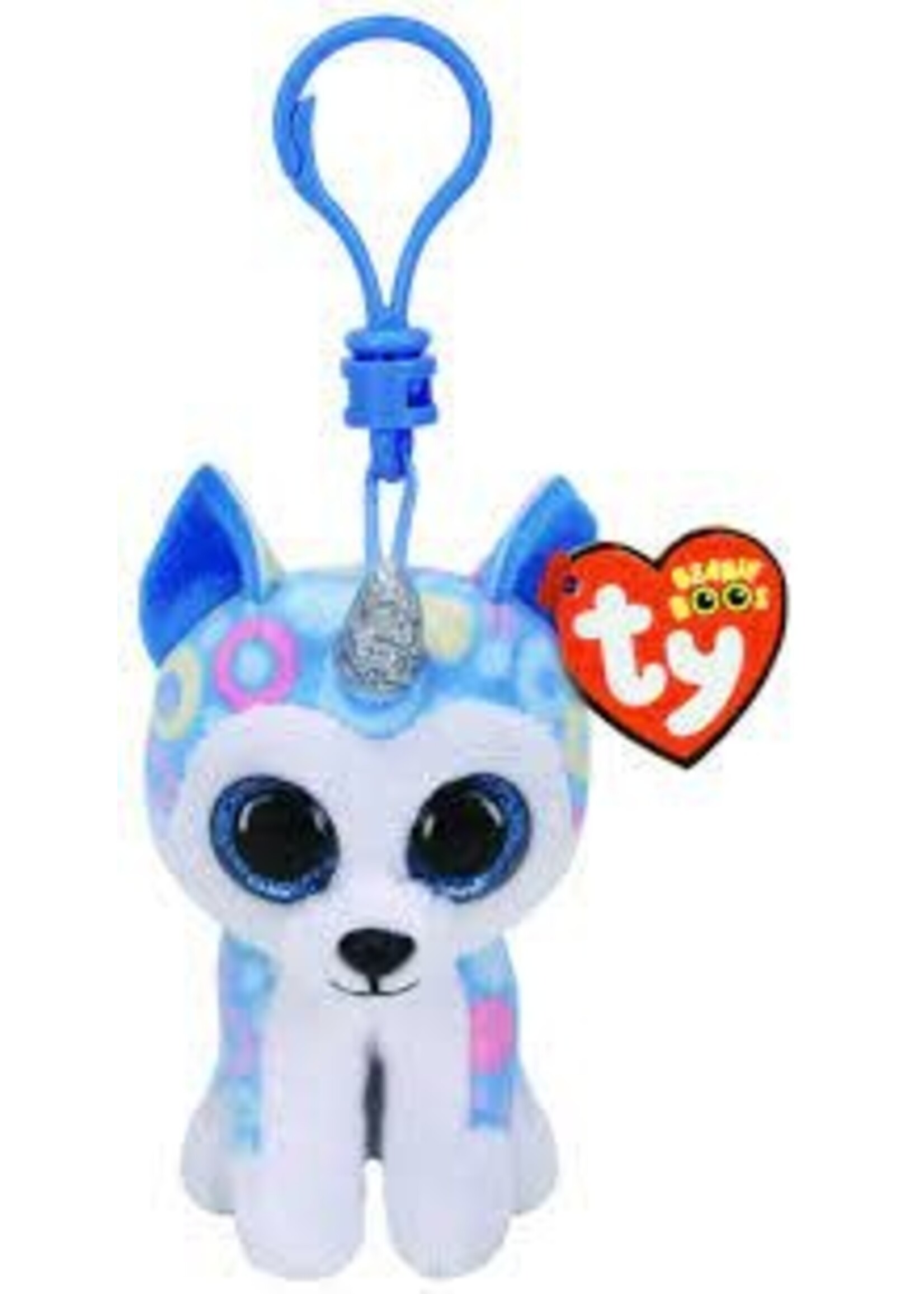Ty Ty Sleutelhanger Gehoornde Husky Helena