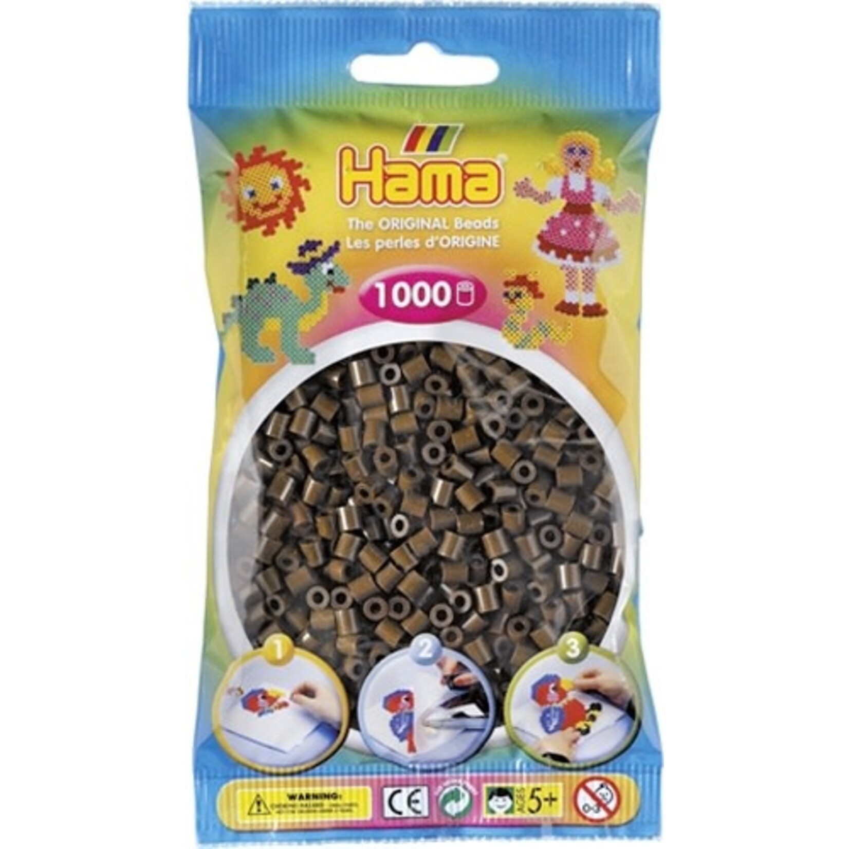 Hama Hama Strijkkralen Bruin (1000 kralen)