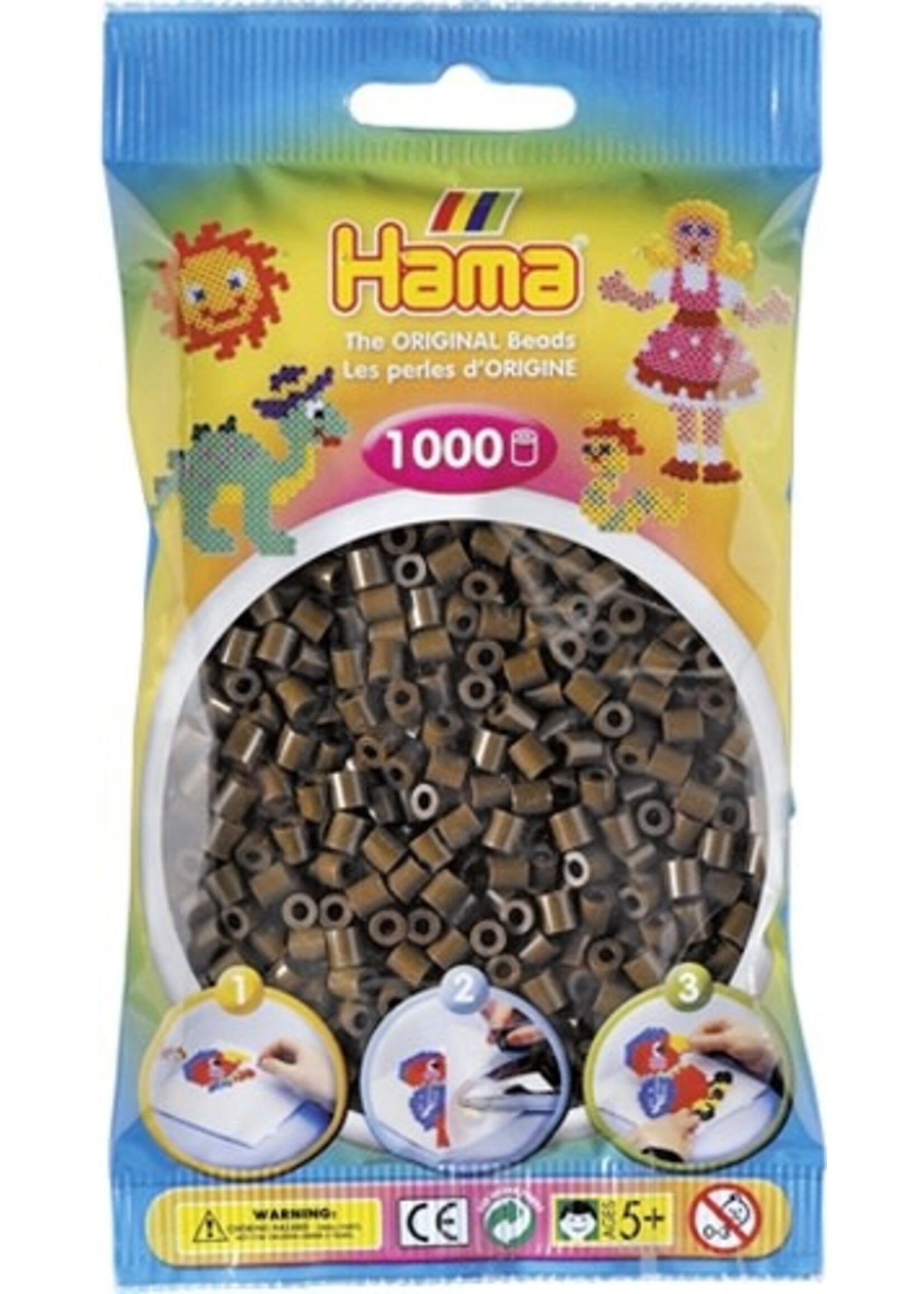 Hama Hama Strijkkralen Bruin (1000 kralen)