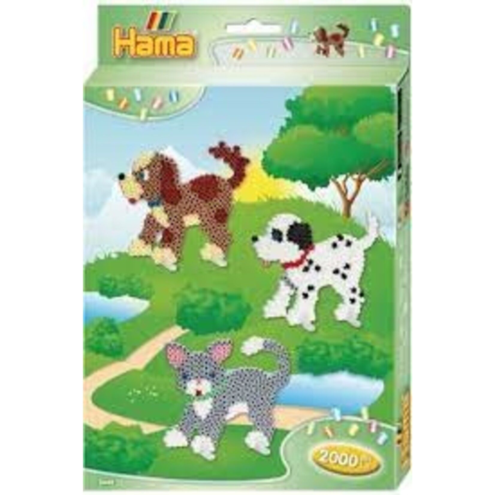 Hama Hama Strijkralen Set Hond en Kat (2000 kralen)