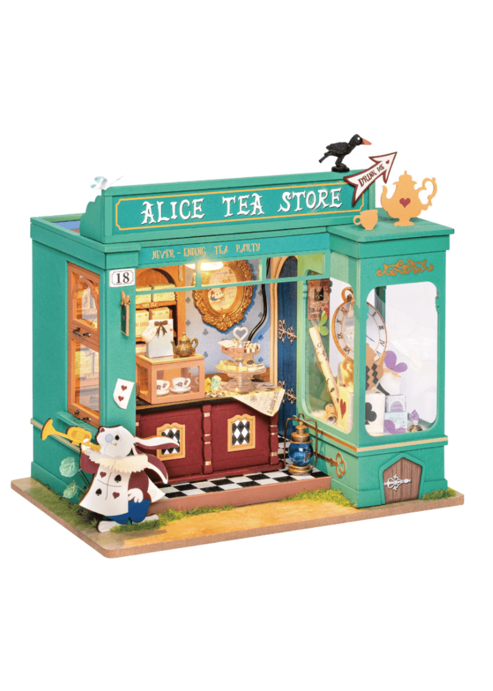Rolife Robotime - Alice's Tea Store (houten bouwpakket)