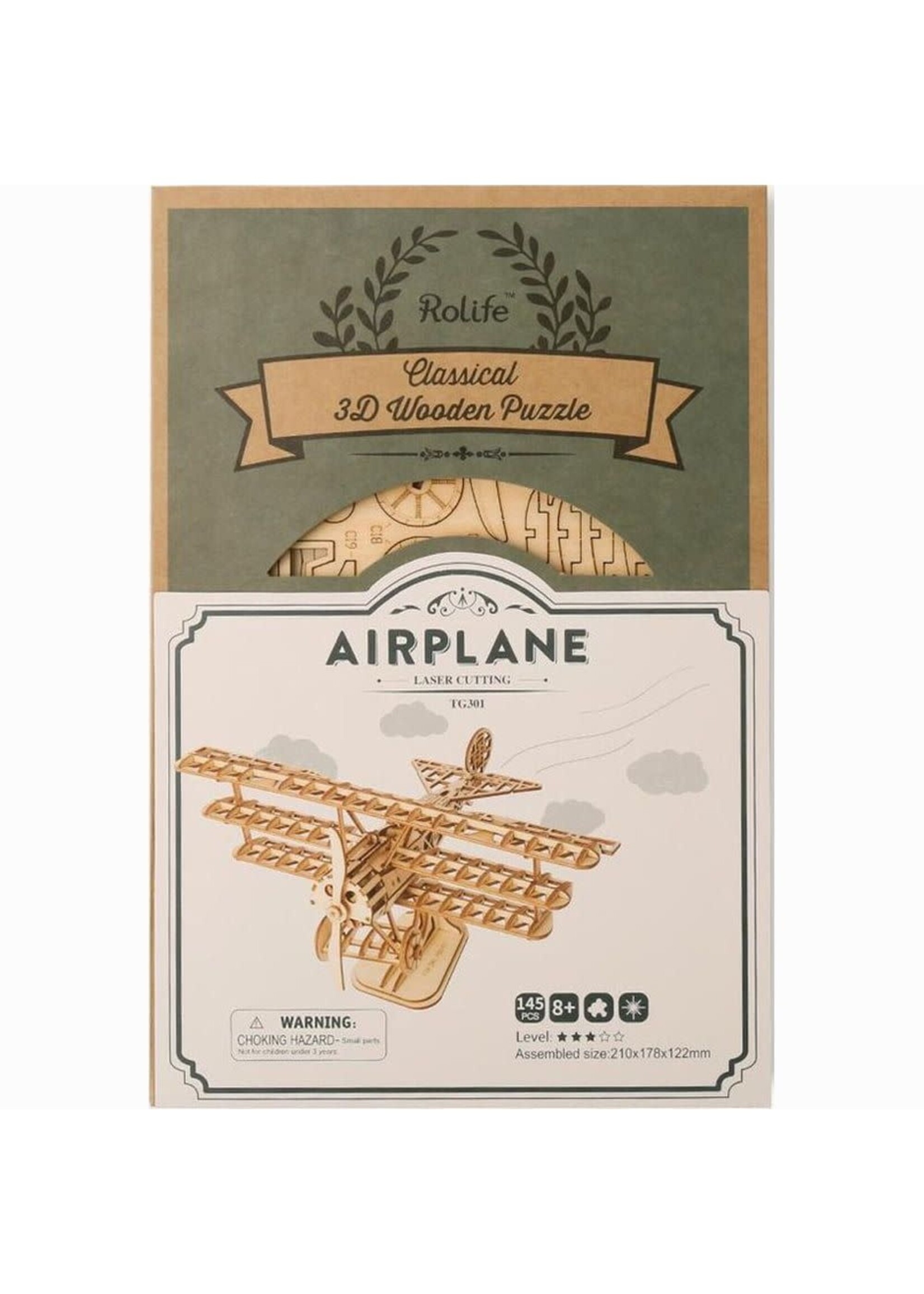 Rolife Rolife - Airplane (houten bouwpakket)