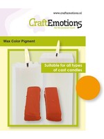 Craftemotions CraftEmotions Waskleurpigment oranje 2 sticks 30 x 10 x 10mm = +/- 5 gr